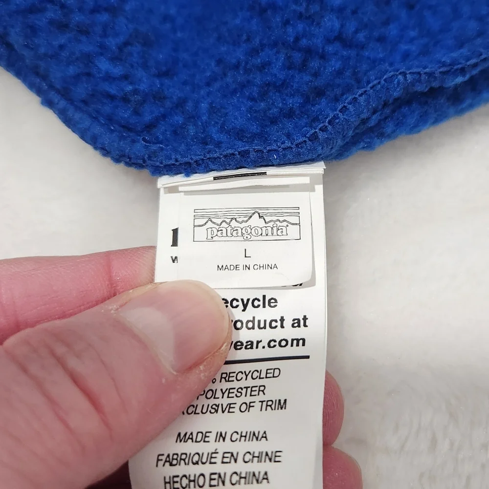 Patagonia Clement Blue Better Sweater Fleece Beanie Unisex Size Large - Picture 7 of 8